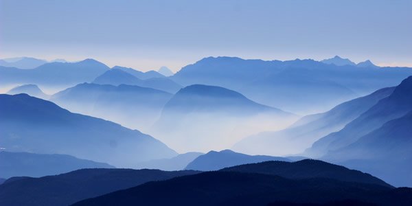 Serene mountain landscape